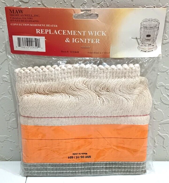 Radiant Kerosene Heater Replacement Wick # 1130448, Igniter by MAW Might as Well