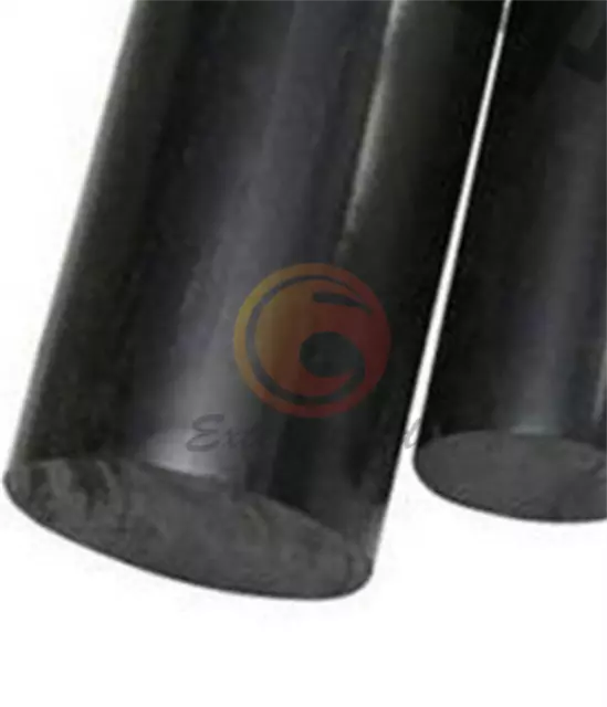 1PCS NEW PA Plastic Round Rod Stick Nylon Polyamide 25mm x 250mm Black