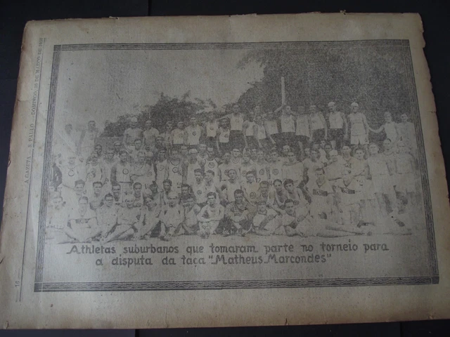 GAZETA ESPORTIVA BRAZIL Football Newspaper 1930 Nr 85 Our champions £