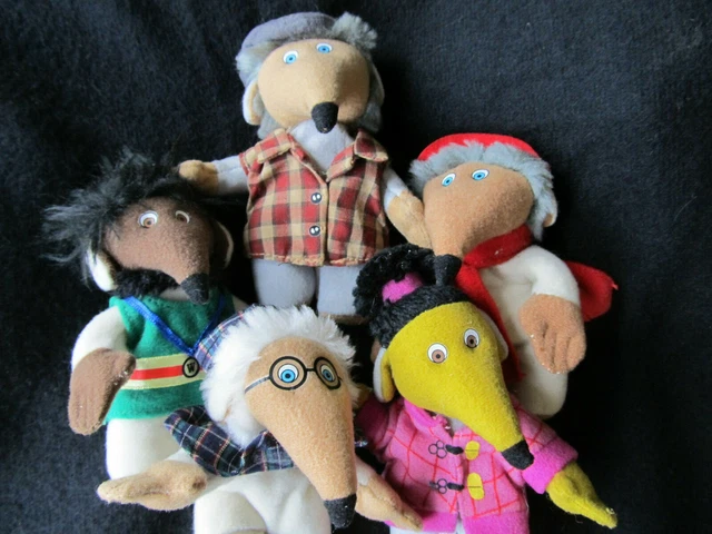 THE WOMBLES McDONALDS TOYS BUNDLE (circa 1999)