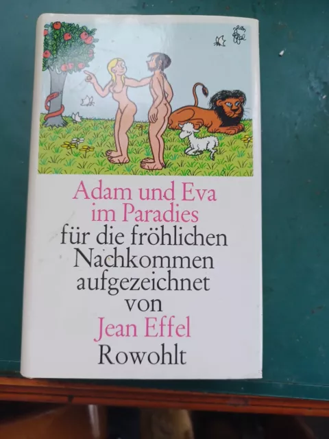 Buch: Adam und Eva im Paradies, Effel, Jean. 1989, Rowohlt Verlag GmbH
