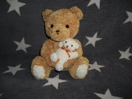 ♥ Kuscheltier ♥ Kuschelwuschel ♥ Teddy Bär & Baby♥ Karstadt ♥ Stofftier Plüsch ♥