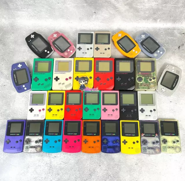 Nintendo Gameboy-Konsolen Original Pocket Light Color Advance gebrauchte...