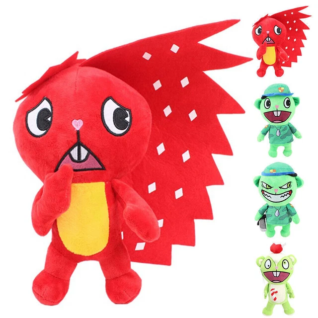 HAPPY TREE FRIENDS Flippy Fliqpy Plush Doll Anime Stuffed Toy Doll Kids ...