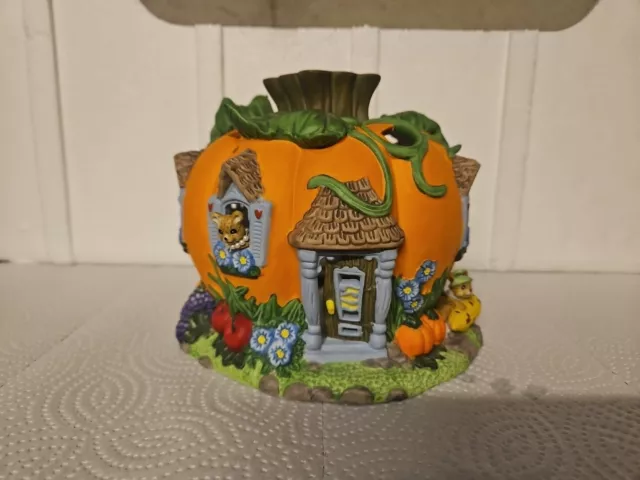 Partylite Halloween Pumpkin Patch Ceramic Tealight