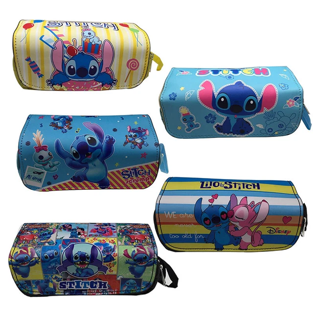 Trousse De Maquillage Stitch (Disney) - Bleu - 21x12 Cm - Fermeture éclair - Neuf Sans étiquette