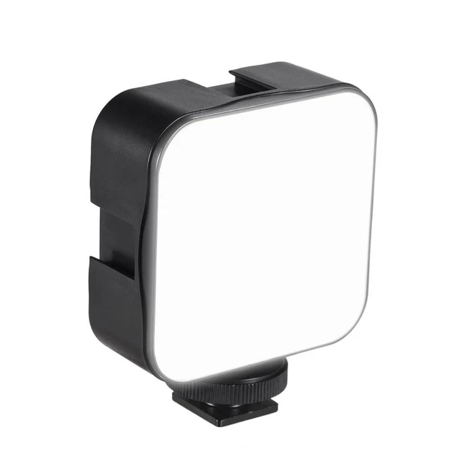 Lumière vidéo LED 6500K Lampe de remplissage Diminable For Canon/Nikon/Sony