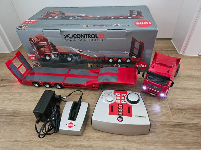 限定値下 Siku 6721 Control32 MAN TGA 18.540 Siku 6721 - MAN TGA 18.540 mit Tieflader Control32 1:32