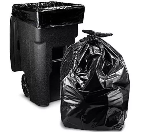 COMPACTOR Black Sacks | 280G BIN LINERS | Refuse/Rubbish/Waste/Bin Bags 25/100