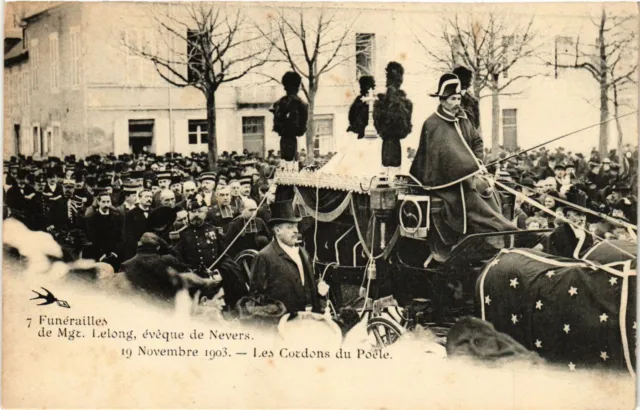 CPA Funeral of Lelong Eveque de NEVERS. Les Cordons du Poele (420711)
