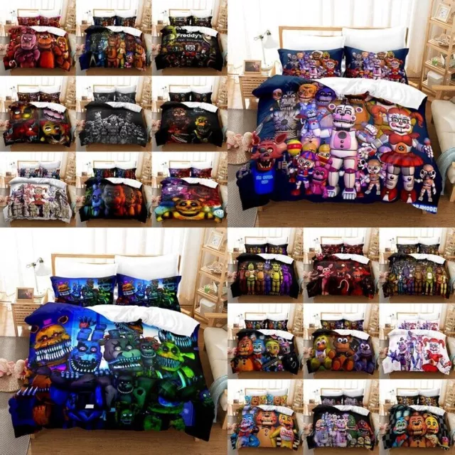 3D Five Nights at Freddy's FNAF Bedding Duvet Cover Comforter Cover Pillow  Case