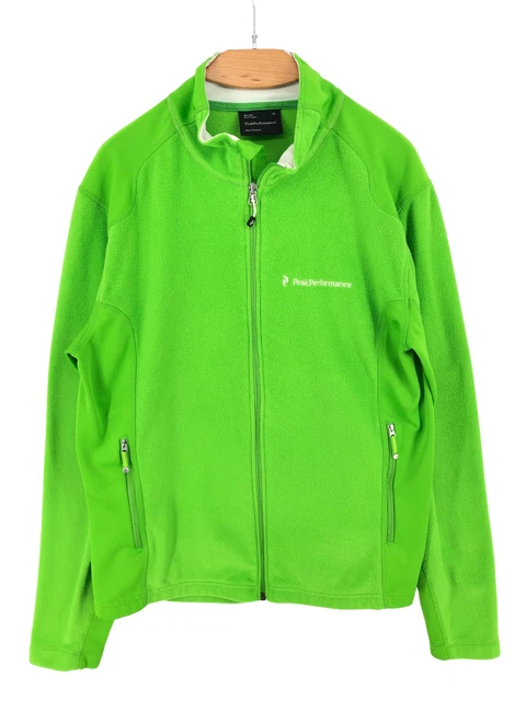 Peak Performance Uomo Path Polartec Zip Maglione Cardigan Pile Taglia XL