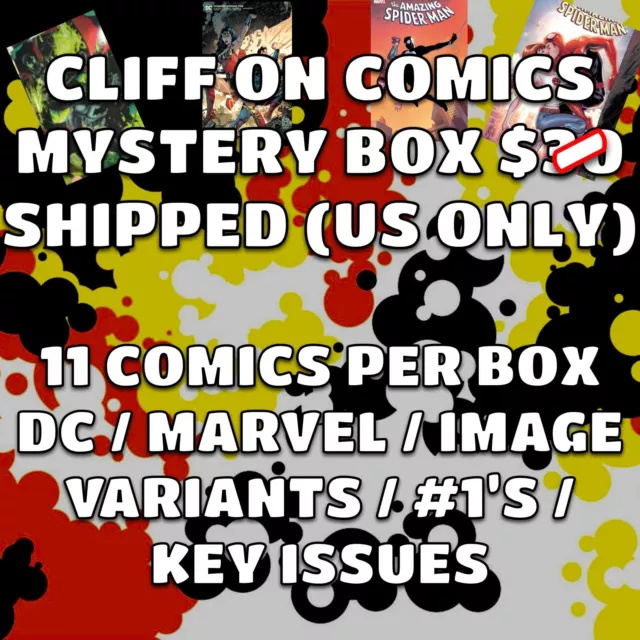 MYSTERY Comic Book Box 10 Books per Box! Marvel DC IMAGE - Various Publishers