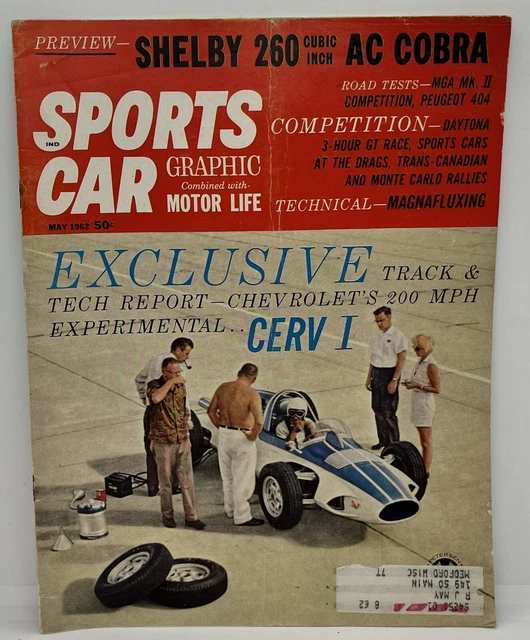 SPORTS CAR GRAPHIC Magazine - May 1965 Issue Vol 5 No 1 $9.75