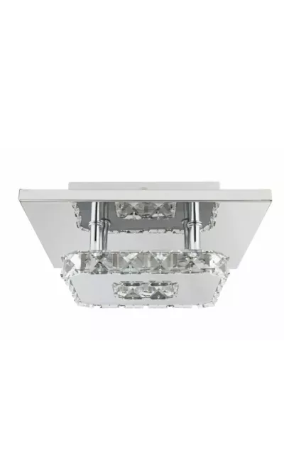 Argos Home Cecilia Flush Ceiling Light - Chrome( Box Is Damaged )