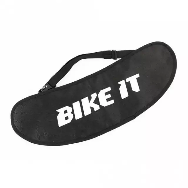 BikeIt Universal Motorcycle Helmet Visor Pouch - Black