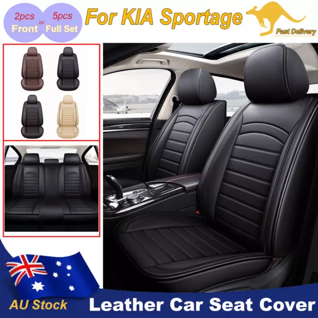 2023 PU Leather Car Seat Covers Full Set/Front Cushion 2/5-seat For KIA Sportage