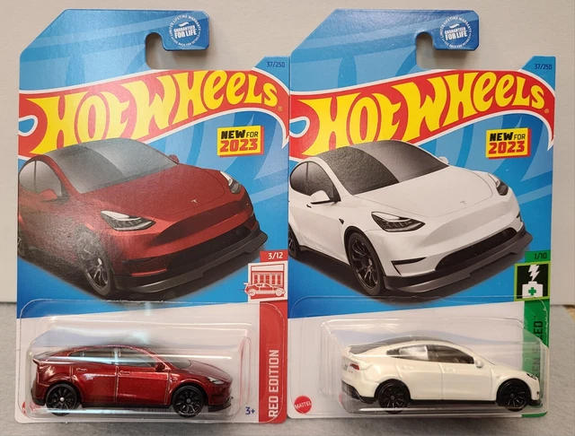 HOT WHEELS TARGET Red Edition Tesla Model Y HW Green Speed Tesla 
