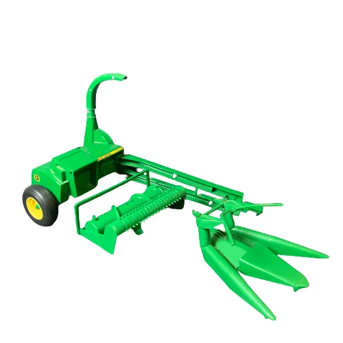 ERTL John Deere 3950 Forage Harvester 1/16 Scale Die Cast w/ Corn & Hay Headers