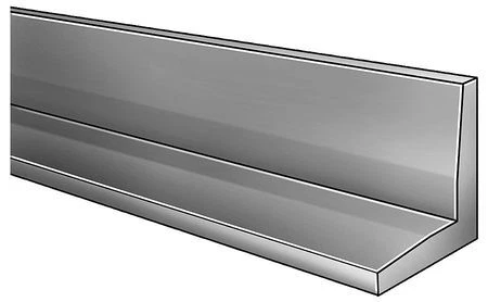 Zoro Select 4A.125X2-84 Angle Stock,304Ss,1/8 In T,2 In Leg,7 Ft