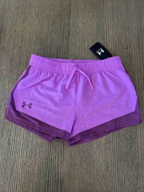 Under Armour Tempo Running Training Shorts Youth Girls Large Sport NWT
