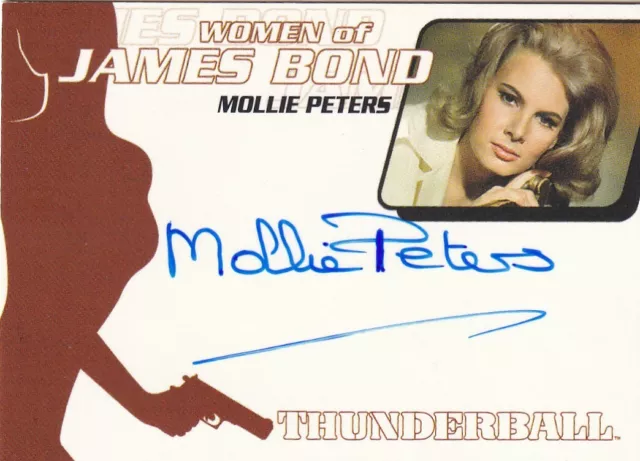 Women of James Bond Autograph Card WA20 Mollie Peters as Patricia Fearing