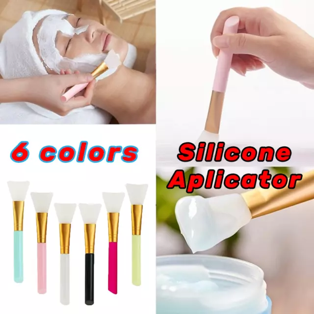 Facial Mask Applicator Silicone Brush Face Mud Mixing Cosmetic Makeup Tool