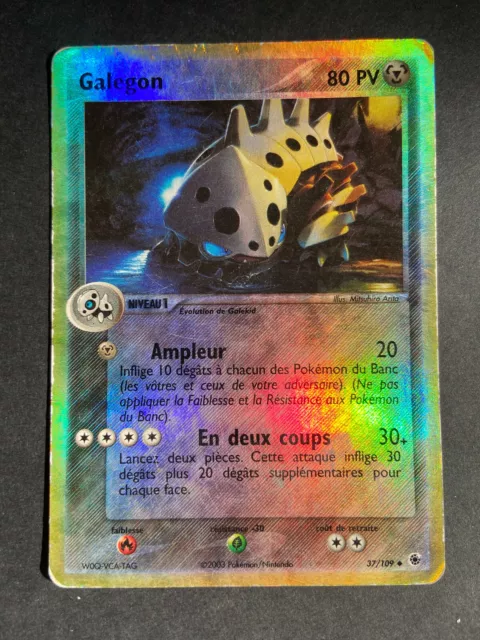 Carte Pokémon Galegon 37/109 Reverse Bloc Ex Rubis Saphir