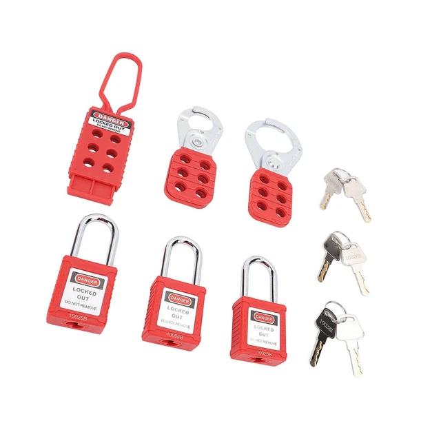 LOCKOUT TAGOUT KIT Anti Tampering Electrical Safety Lock Out Tag Out ...