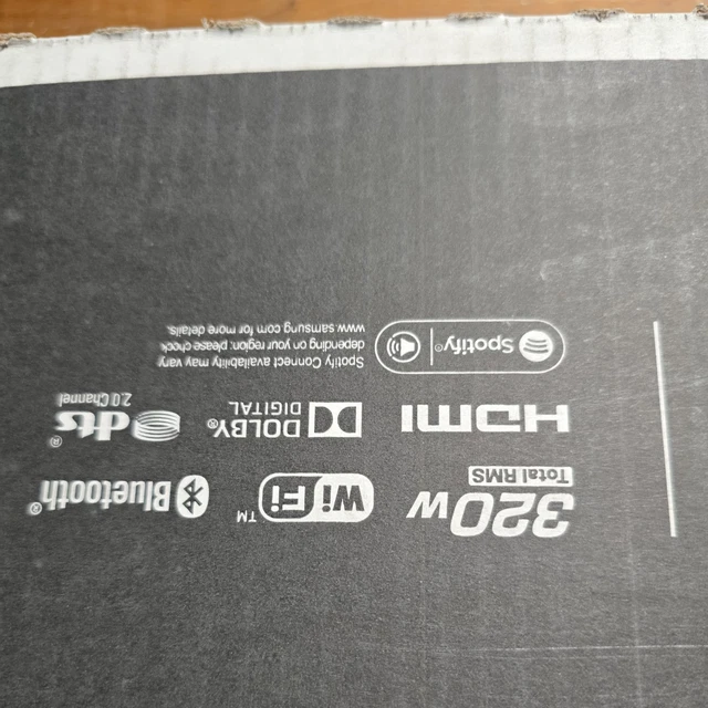 SAMSUNG CURVED SOUNDBAR HW-J7501 Brand New Damaged Box Only Item is New ...