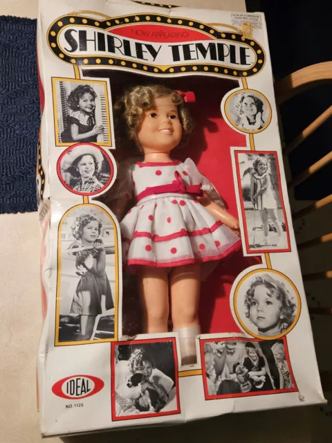 Vintage IDEAL Shirley Temple Doll No 1125 (1973)...nrfb..51 YEARS OLD...vg