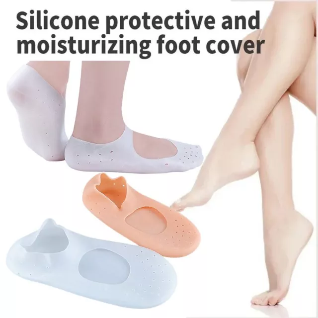 1Pair Remove Dead Skin Silicone Moisturizing Socks  Woodworking