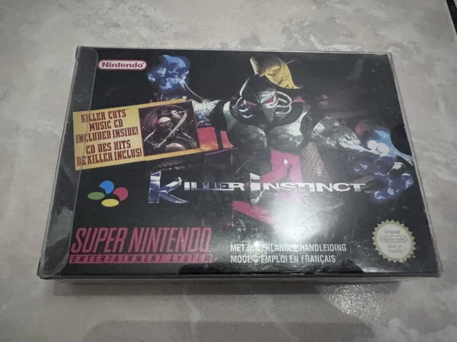 Super Nintendo Killer Instinct + CD Neuf Et Cristal Box - Complet - FAH Scellé