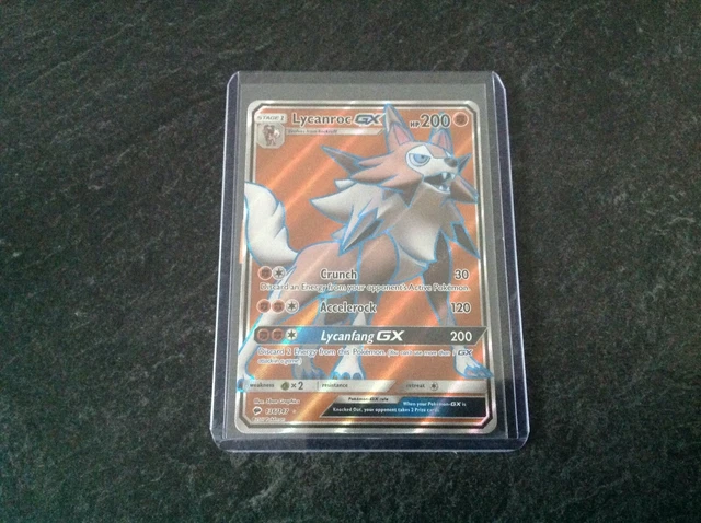 Pokemon Burning Shadows Lycanroc Gx Full Art 136/147