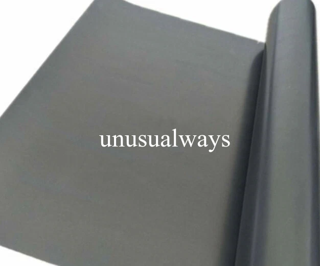 One 99.5% 0.3mmx300mmx300mm Pure Graphite Flexible Foil Sheet Gasket Graphoil