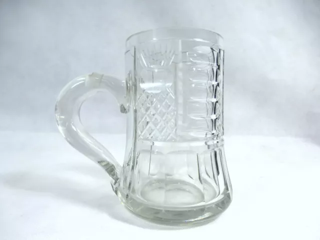 Goßes Glass Jug Approx. 1900 Bohemia