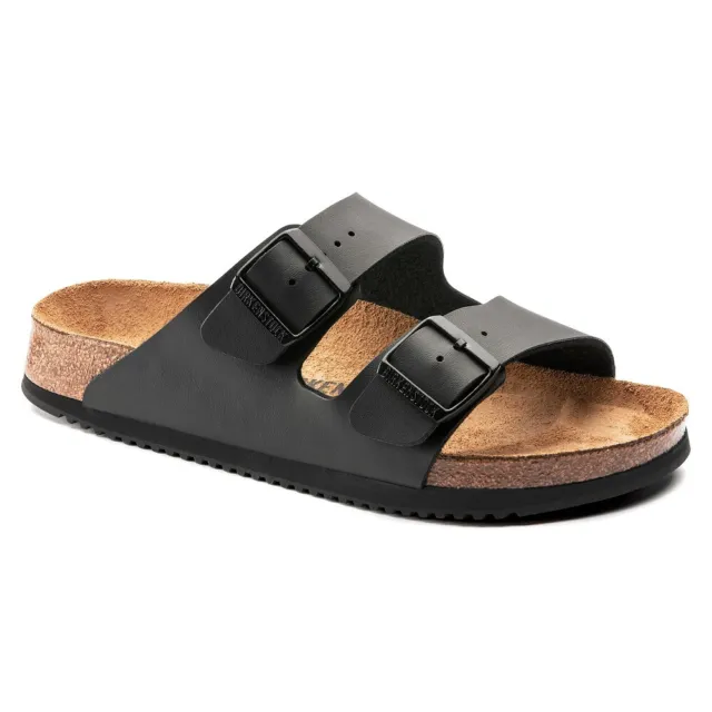 Birkenstock Sandale Arizona Superlaufsohle schwarz schmal oder breite Weite