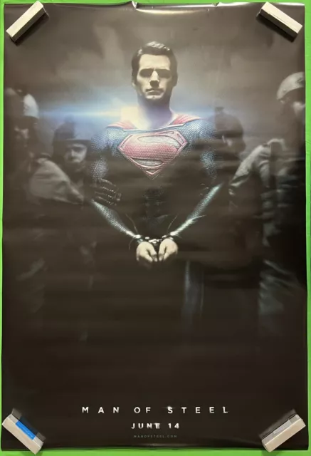 "MAN OF STEEL" TEASER(2013)Original Rolled DS Theatrical Movie Poster 27''x40''