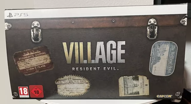 Resident Evil Village 8 Collectors Edition ungeöffnen PS5, leichter Schaden