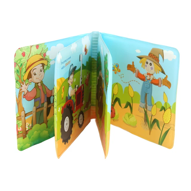 InfantBathBook EVAFoam Interesting Sound BathBook ColorPerception For