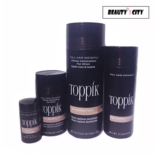 Toppik Hair Building Fibers- Black / Dark Brown / Medium Brown / Light Brown