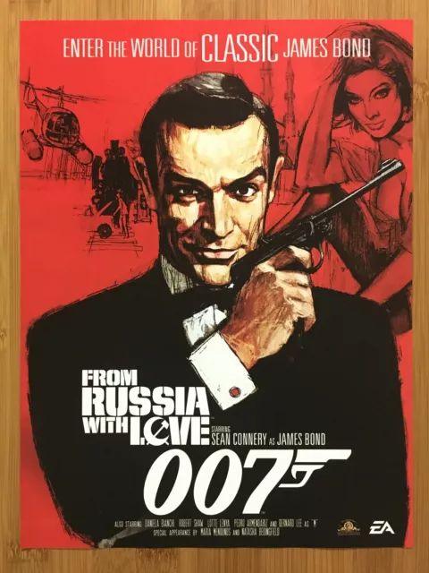 James Bond 007 From Russia With Love Print Ad/Poster Official Art Sean Connery