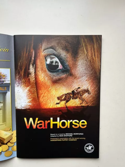 WAR HORSE Tour theatre Programme BRIGHTON 3