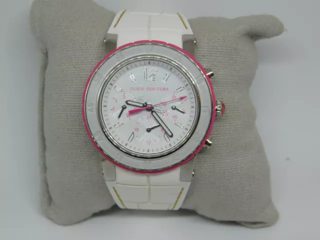 Juicy Couture Women's Stainless Steel White Dial Watch