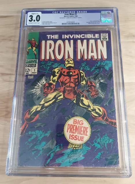 Iron Man #1 CGC 3.0 Marvel Comics (1968)