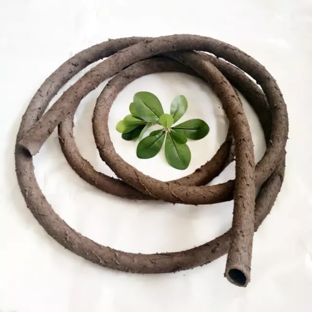 Fake Rattan Cable Electric Wire Cover Sleeve Vines Protector Bark Pipe 10mm