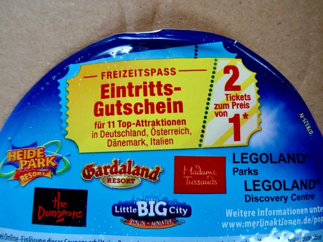 - 2 für 1 - Gutschein Heide Park Legoland Gardaland Dungeons usw. Saison 2023