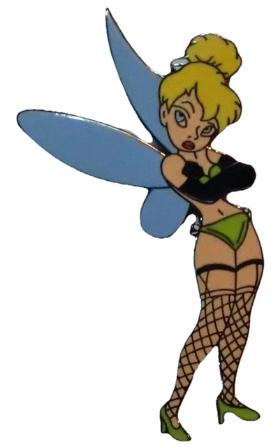 FANTASY TINKERBELL WEARING Lingerie Green Version Sexy Pin LE 100 RARE.  $63.99 - PicClick