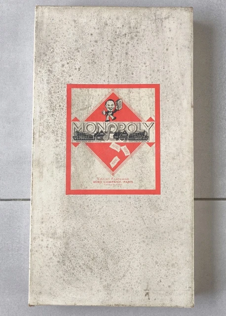 Jeu Monopoly vintage Miro company complet bon état