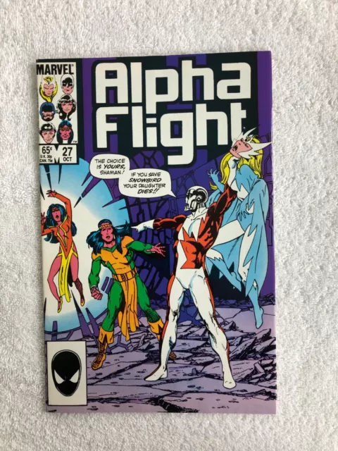 *Alpha Flight #27 (Oct 1985, Marvel) VF+ 8.5